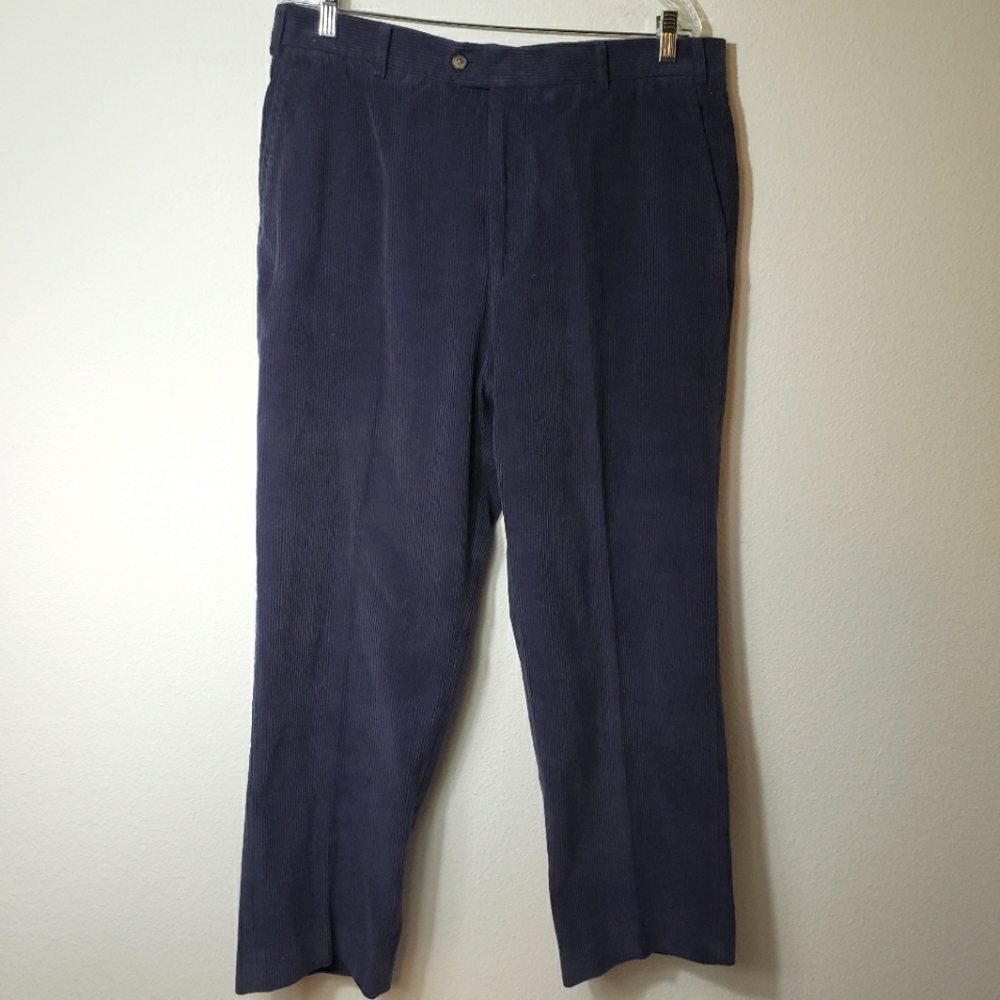 NWOT Hickey Freeman Purplish grey corduroy pants